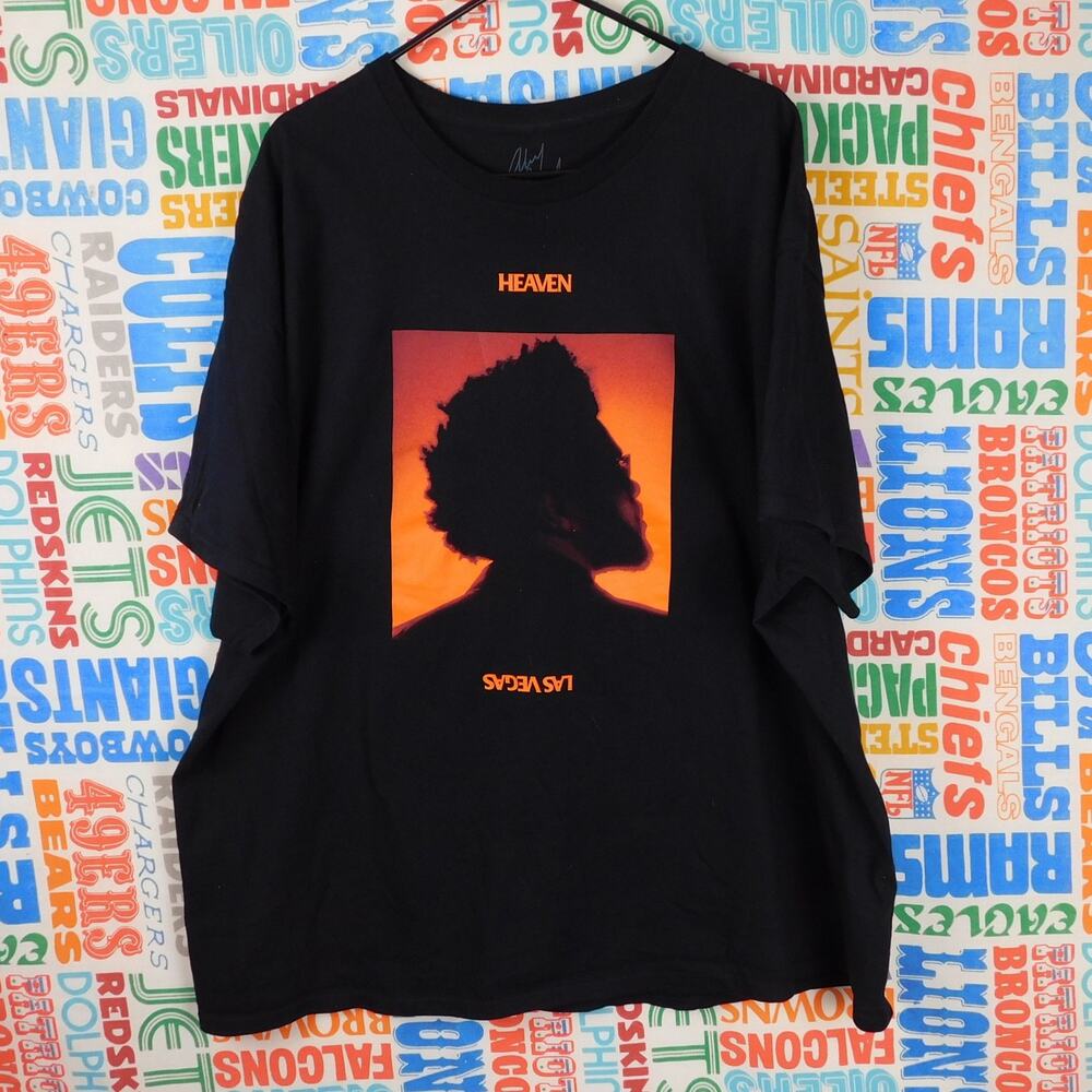 The Weeknd Heaven Or Las Vegas Graphic T Shirt Size 2XL Black XO
